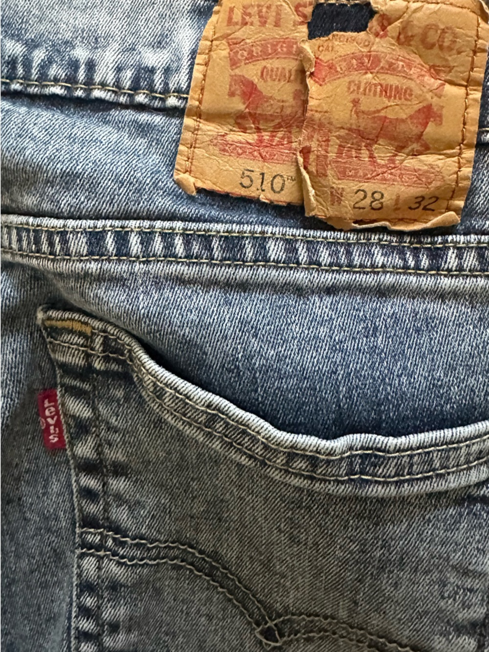 Levi's Light Wash 510 w28 l32 - Picture 6 of 9